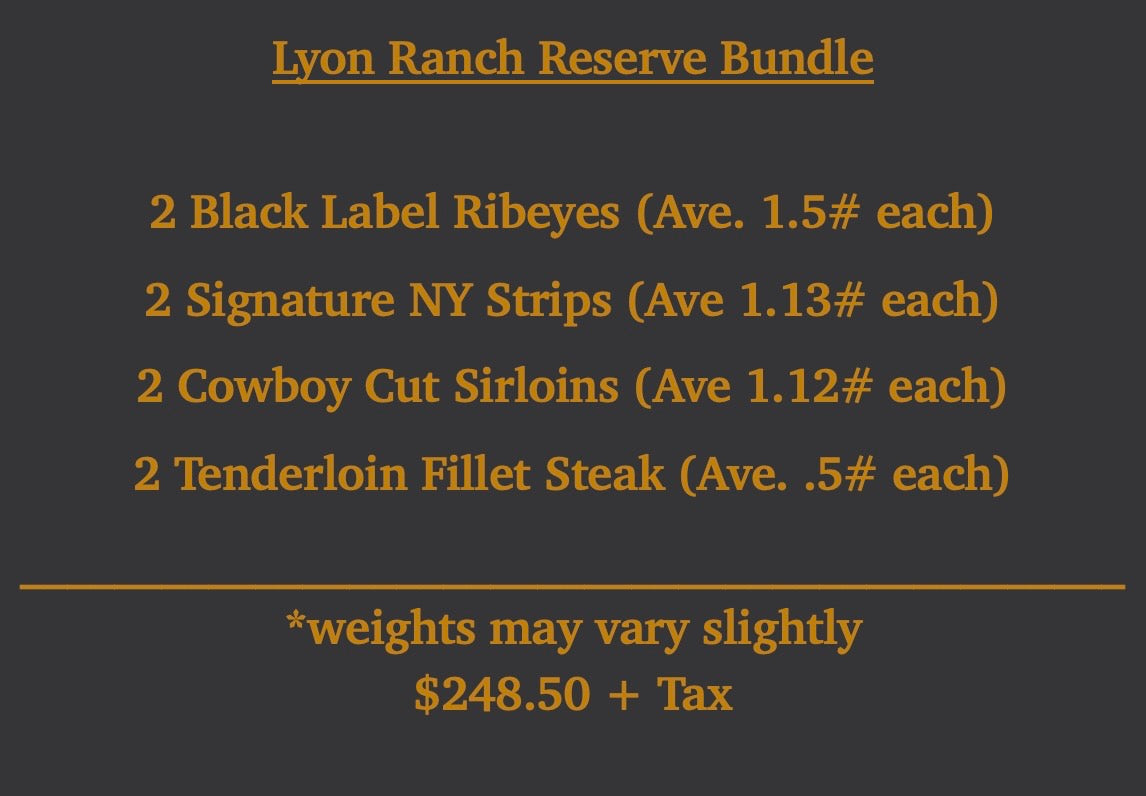 Lyon Ranch Reserve Bundle